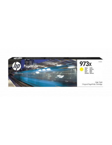 Tinteiro HP PageWide 973XL Amarelo -...
