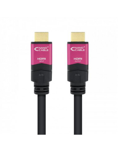 Cabo HDMI Nanocable 15m, 4K@60Hz,...