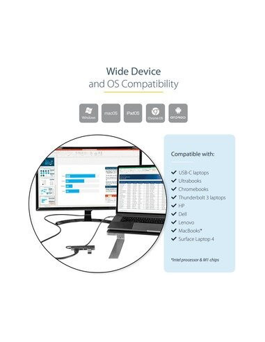 Docking Station StarTech USB-C, HDMI...