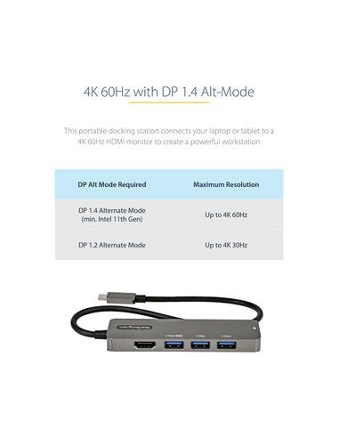 Docking Station StarTech USB-C, HDMI...