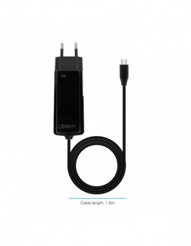 Carregador TooQ USB-C PD 90W...