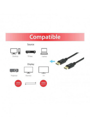 Cabo DisplayPort Equip EQUIP-119255,...