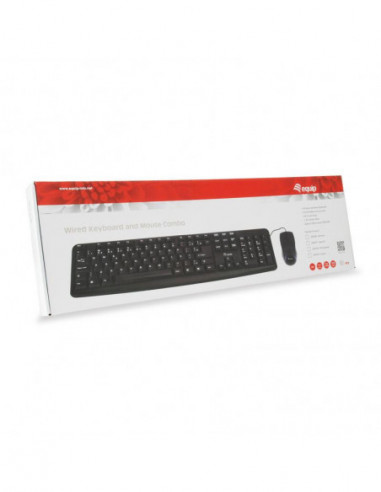 Kit Teclado e Rato EQUIP Life, USB,...