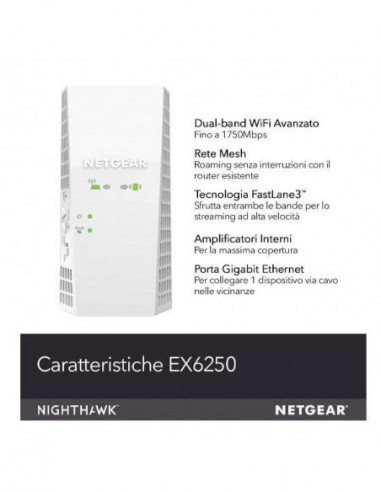 Repetidor Netgear Eax15 4-Stream Wi-Fi 6