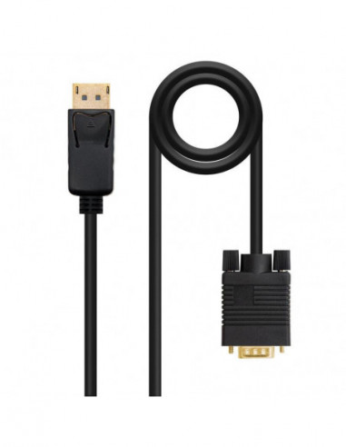 Cabo Conversor DP M  VGA M, 1m Nanocable