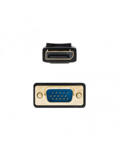 Cabo Conversor DP M  VGA M, 1m Nanocable
