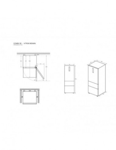 Haier - Combinado Htr3619enmn