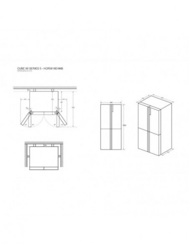 Haier - Side By Side Hcr5919enmb