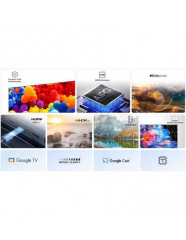 Tcl - Led Smart Googletv 4k 43p69k