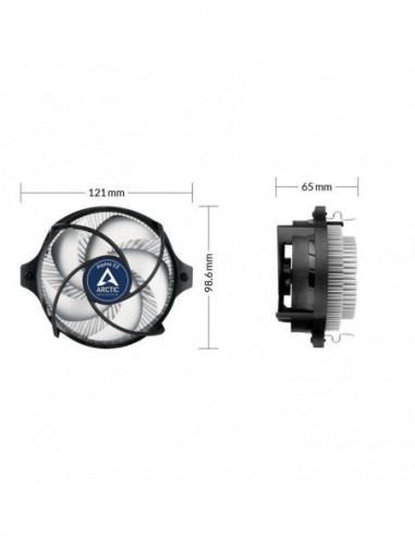 Arctic Alpine 23 Ventilador Cpu Am4 92mm
