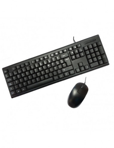 Teclado Español + Raton Usb Pccase...