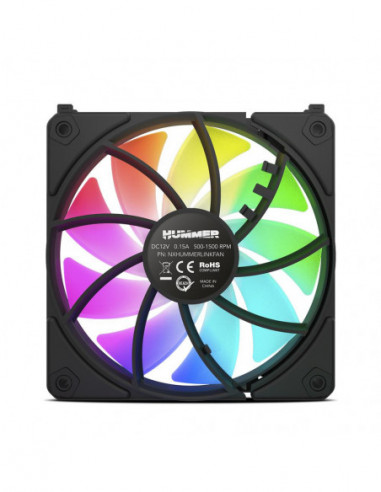 NOX EASY LINK BLACK - ARGB LINKED FAN