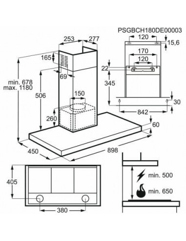 Electrolux - Chaminé LFT419X