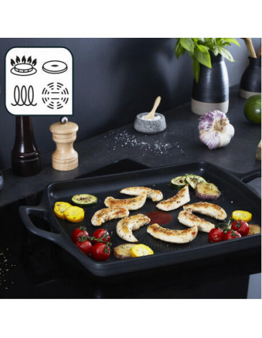 Tefal -Tabuleiro Grill Robusto Ind....