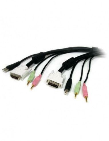 Cabo Startech USBDVI4N1A6 USB 2.0 A...