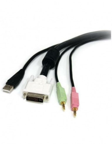 Cabo Startech USBDVI4N1A6 USB 2.0 A...