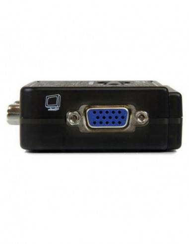 2 Port USB KVM Switch w/Audio+Cables
