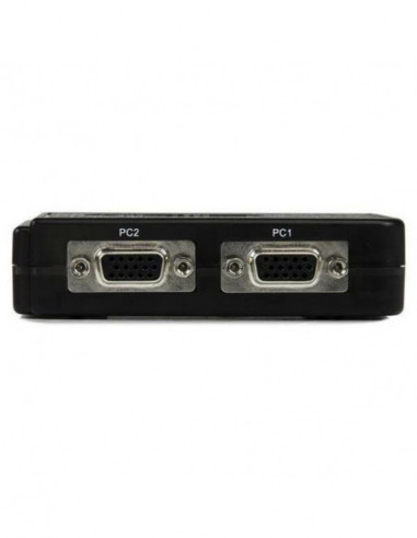 2 Port USB KVM Switch w/Audio+Cables