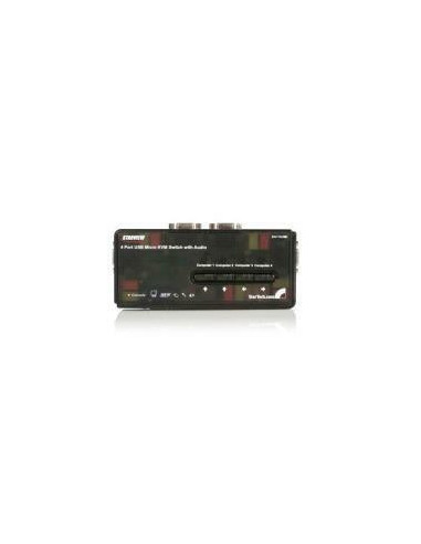 StarTech.com 4 Port Black USB KVM...