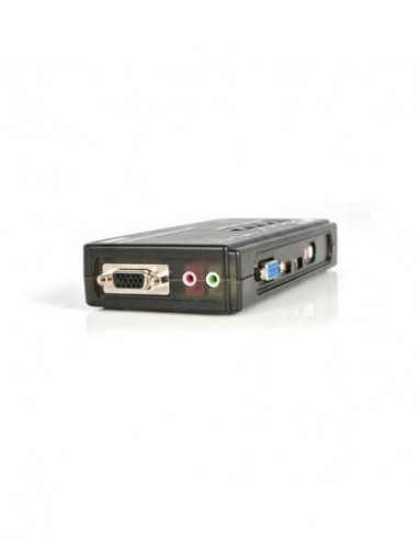 StarTech.com 4 Port Black USB KVM...