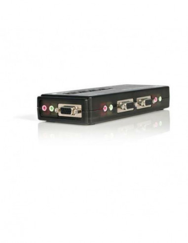 StarTech.com 4 Port Black USB KVM...