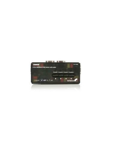 StarTech.com 4 Port Black USB KVM...