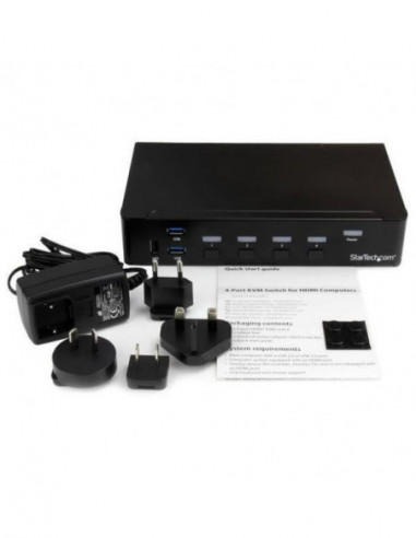 Chaveador KVM StarTech SV431HDU3A2 -...