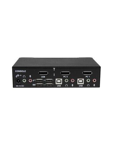 2 Port USB DisplayPort KVM Switch