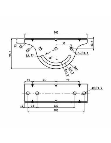 Soporte Techo Monitor/ Tv 32"-55"...