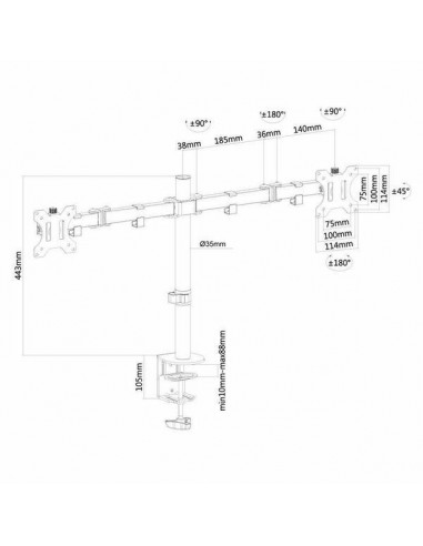 SUPORTE TV / MONITOR - Supporto da...
