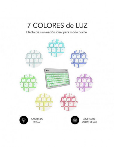 Teclado Subblim Sub-KBT-SMBL30 -...