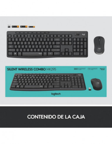 Kit Teclado e Rato Logitech MK295...