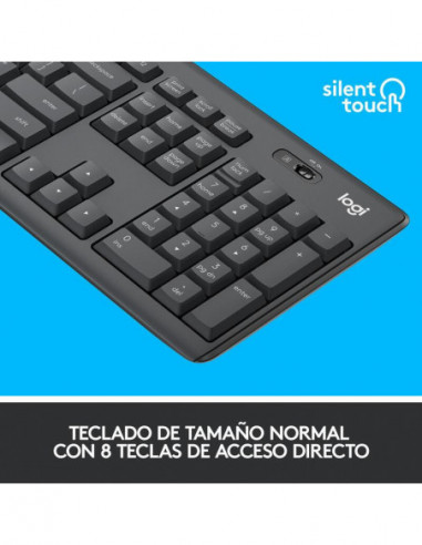 Kit Teclado e Rato Logitech MK295...