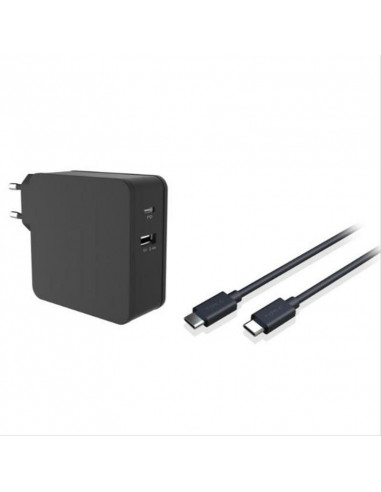 Cargador Coolbox 60W Usb-C Negro