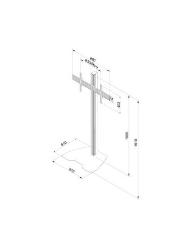 Neomounts PRO Flat Screen Standaccs...