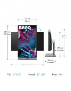 Monitor BenQ PD2725U: 27...