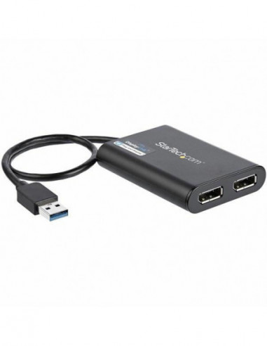 Adapter USB to Dual DisplayPort 4K 60Hz
