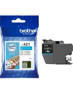 Brother LC421C - Azul cyan...