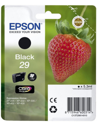 Tinteiro EPSON 29 Preto + Alarme RF -...