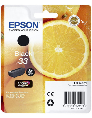 Epson Singlepack Black 33 Claria...