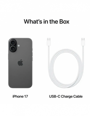 Smartphone Apple Iphone 17 256GB Preto