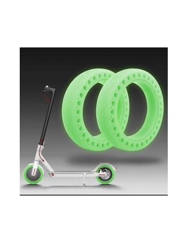 Pneu Sólido Fluorescente Quick Media...