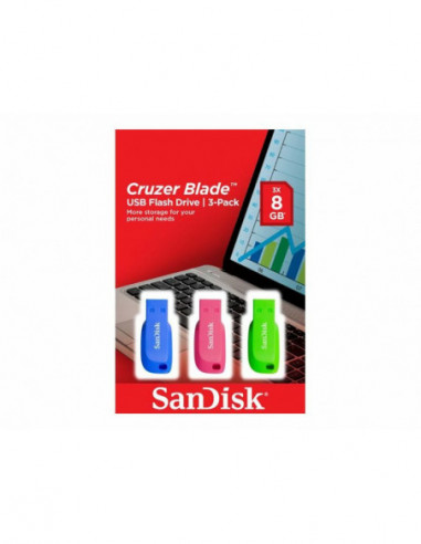Sandisk Cruzer Blade Usb  Ext Flash...