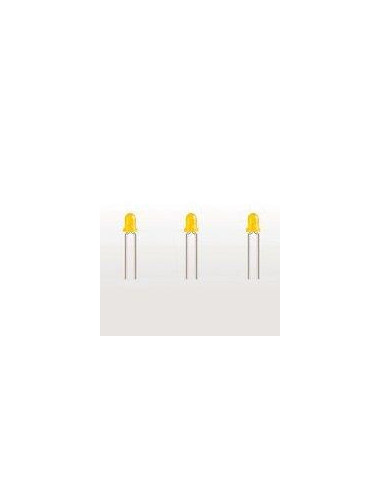 Diodo LED NZXT 3mm Amarelo - 1SLH34DV
