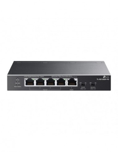 TP-LINK - 5-Port Gigabit Desktop PoE+...