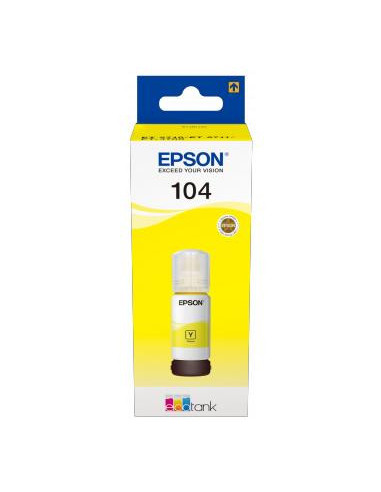 EPSON 1LB 104 EcoTank Yellow ink bottle