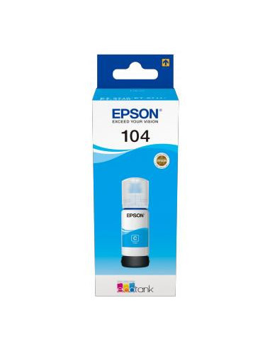 EPSON 4LB 104 EcoTank Cyan ink bottle